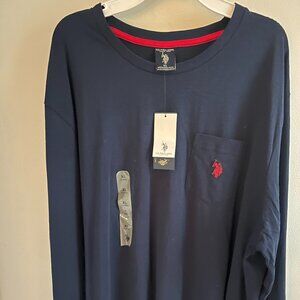 Polo Men's XL Navy Long sleeve shirt
